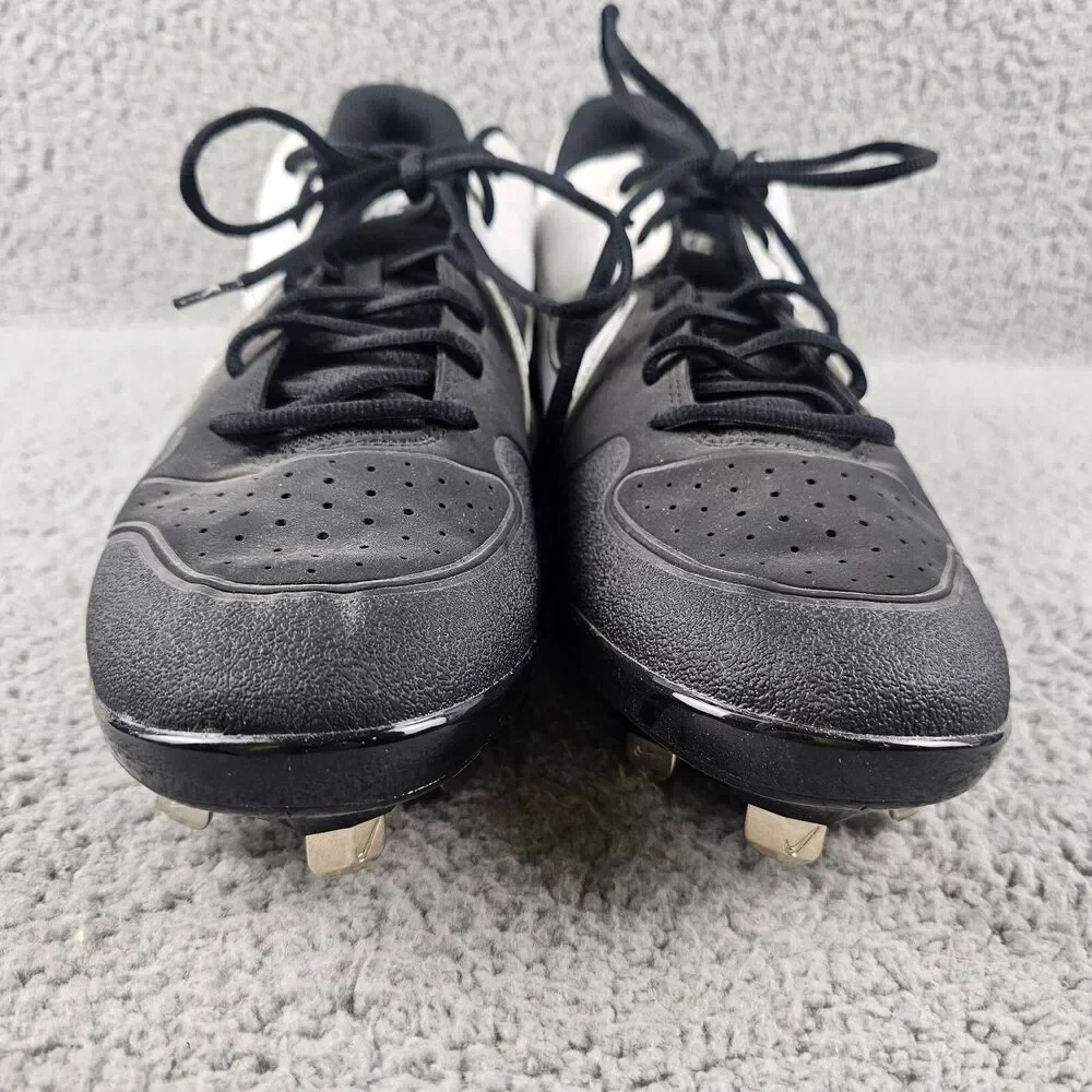 Nike Shoes Mens 13 Black White Huarache Varsity Low Baseball Cleats AO7960-003